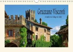 Grazzano Visconti (Wall Calendar 2018 DIN A4 Landscape)