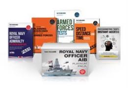 Royal Navy Officer AIB Platinum Package Box Set: Royal Navy Officer Admiralty Interview Board, Planning Exercises, Armed Forces Tests, Speed, Distance and Timetests