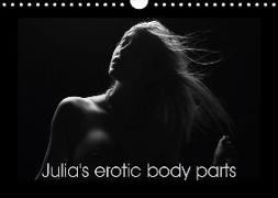 Julia's erotic body parts (Wall Calendar 2018 DIN A4 Landscape)