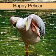 Happy Pelican (Wall Calendar 2018 300 × 300 mm Square)