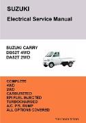 SUZUKI CARRY TRUCK Electrical Service Manual DB52T DA52T