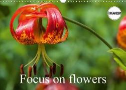 Focus on flowers (Wall Calendar 2018 DIN A3 Landscape)