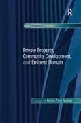 Private Property, Community Development, and Eminent Domain