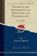Handbuch der Experimentellen Pathologie und Pharmakologie, Vol. 1