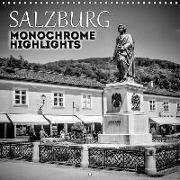 SALZBURG Monochrome Highlights (Wall Calendar 2018 300 × 300 mm Square)