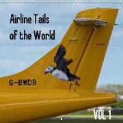 Airline Tails of the World Vol1 (Wall Calendar 2018 300 × 300 mm Square)