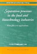 Separation Processes in the Food and Biotechnology Industries