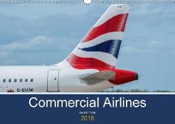 Commercial Airlines (Wall Calendar 2018 DIN A3 Landscape)