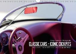 Classic Cars - Iconic Cockpits (Wall Calendar 2018 DIN A4 Landscape)