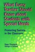 What Every Teacher Should Know about Students with Special Needs