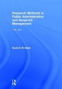 Research Methods in Public Administration and Nonprofit Management