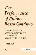 The Performance of Italian Basso Continuo