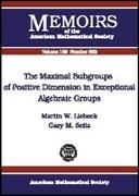 The Maximal Subgroups of Positive Dimension in Exceptional Algebraic Groups