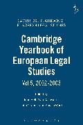 Cambridge Yearbook of European Legal Studies Vol 5, 2002-2003