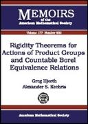 Rigidity Theorems for Actions of Product Groups and Countable Borel Equivalence Relations