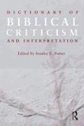 Dictionary of Biblical Criticism and Interpretation