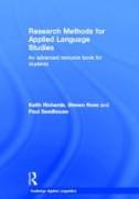 Research Methods for Applied Language Studies