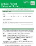 School Social Behavior Scales Rating Scales