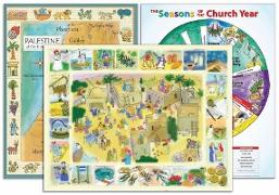 Palestine in the Time of Jesus Map, Daily Life in the Time of Jesus, The Seasons of the Church Year