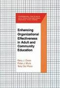 Enhancing Organizational Effectiveness in Adult and Community Education
