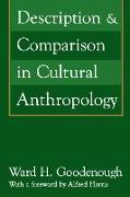 Description & Comparison in Cultural Anthropology