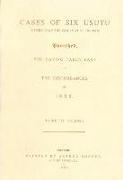 Cases of Six Usutu Punished for Having Taken Part in the Disturbances of 1888 Book 9