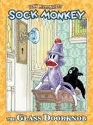Sock Monkey.Glass Door Knob