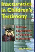 Inaccuracies in Children's Testimony