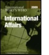 Who's Who in International Affairs 2009