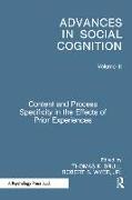 Content and Process Specificity in the Effects of Prior Experiences