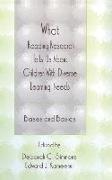 What Reading Research Tells Us About Children With Diverse Learning Needs