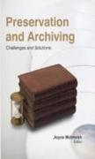 Preservation and Archiving