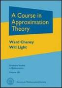 A Course in Approximation Theory