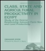 Class, State and Agricultural Productivity in Egypt