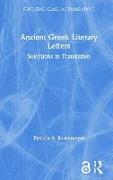 Ancient Greek Literary Letters