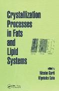 Crystallization Processes in Fats and Lipid Systems