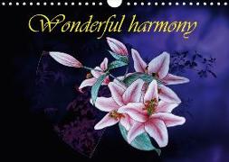 Wonderful harmony (Wall Calendar 2018 DIN A4 Landscape)