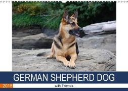German Shepherd Dog with Friends (Wall Calendar 2018 DIN A3 Landscape)