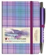 Waverley S.T. (S): Romance Mini with Pen Pocket Genuine Tartan Cloth Commonplace Notebook