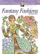 Creative Haven Fantasy Fashions Coloring Book