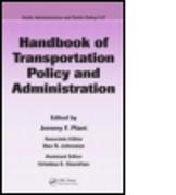 Handbook of Transportation Policy and Administration