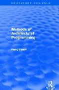 Methods of Architectural Programming (Routledge Revivals)