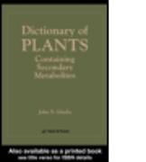 Directory Of Plants Containing Secondary Metabolites
