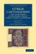Literae Cantuarienses 3 Volume Set