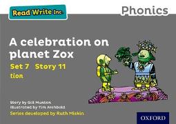 Read Write Inc. Phonics: A Celebration on Planet Zox (Grey Set 7 Storybook 11)