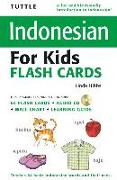 Tuttle Indonesian for Kids Flash Cards Kit: [includes 64 Flash Cards, Audio CD, Wall Chart & Learning Guide] [With CD (Audio) and Wall Chart and Learn