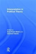 Interpretation in Political Theory