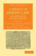 A Digest of Hindu Law, on Contracts and Successions 3 Volume Set
