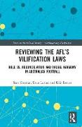 Reviewing the AFL�s Vilification Laws