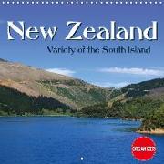 New Zealand - Variety of the South Island (Wall Calendar 2018 300 × 300 mm Square)